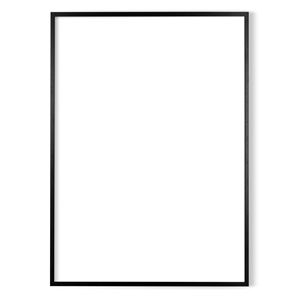 Standard foto og plakatramme - 40 x 60 cm - Sort med almindeligt glas